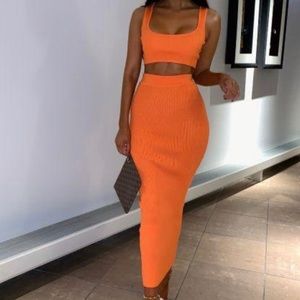 Orange 2 piece set